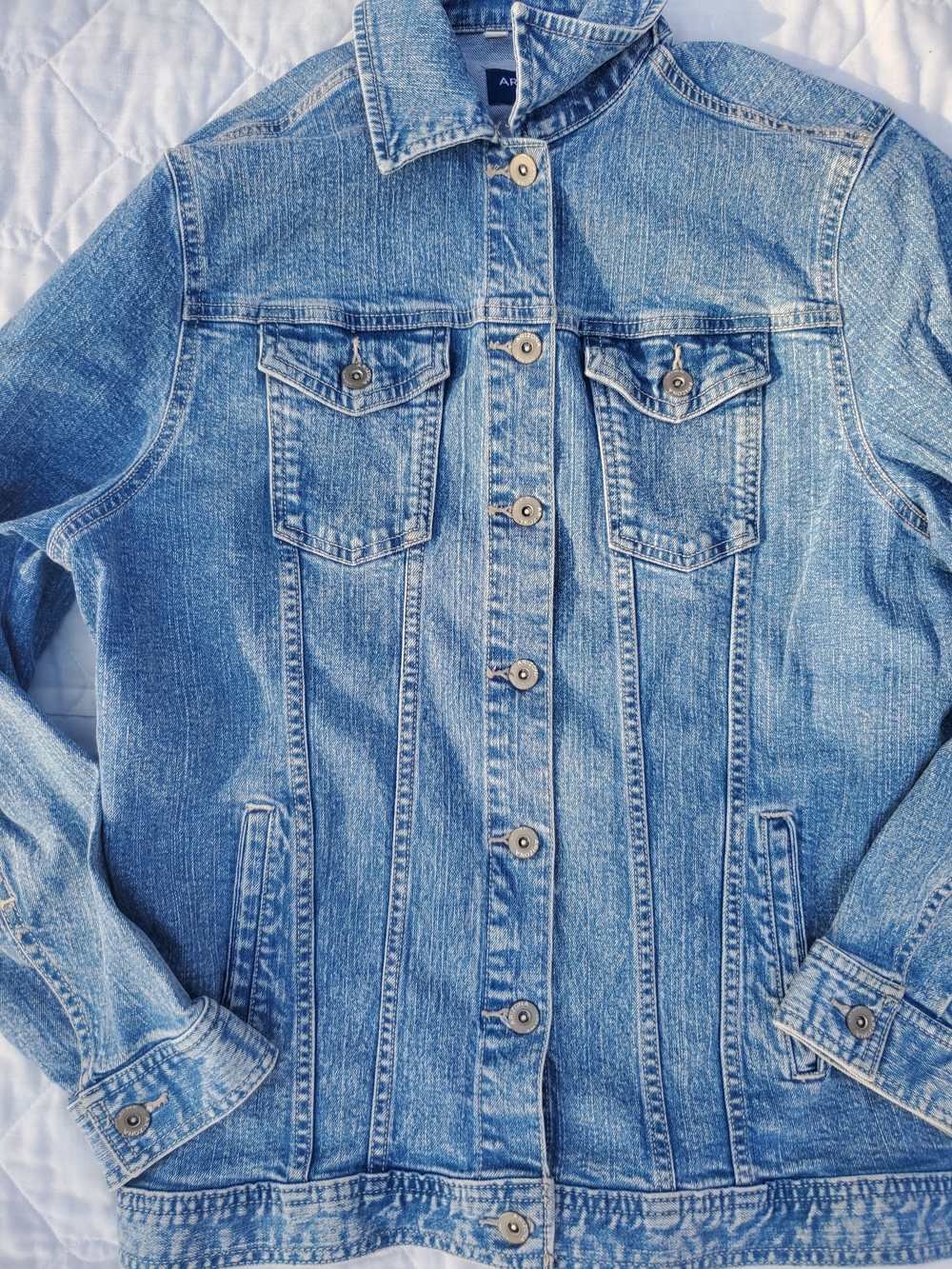 Classic Light Blue Arizona Jean Co Denim Jacket - Picture 4 of 4